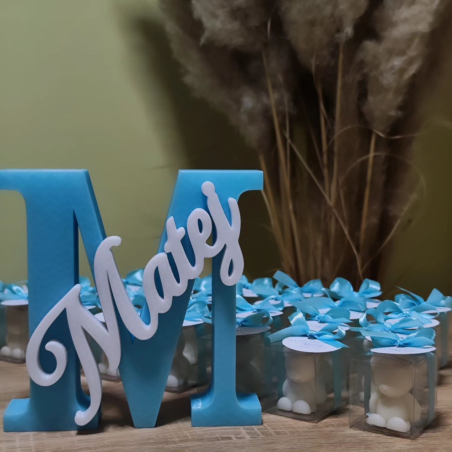 3D print slova i svijece poklon set