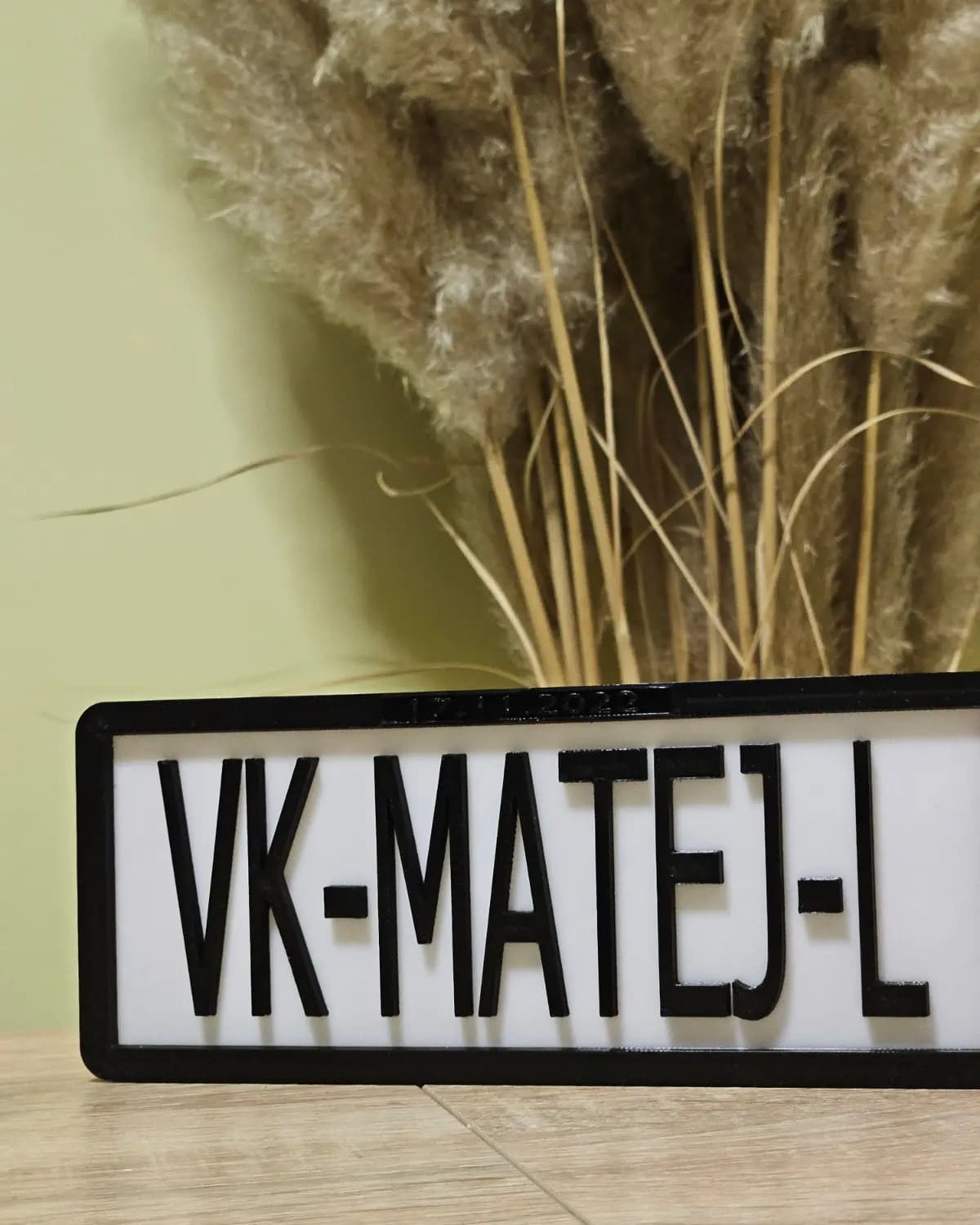 3D print ukrasnih registracijskih plocica